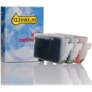 Canon CLI-8 multipack C/M/Y Inktcartridge (123inkt huismerk)