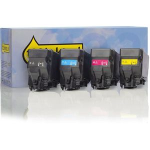 Toner Konica Minolta aanbieding: TNP-49K, TNP-49C, TNP-49M, TNP-49Y zwart + 3 kleuren (123inkt huismerk)