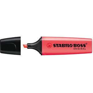 Stabilo BOSS markeerstift fluorescerend rood