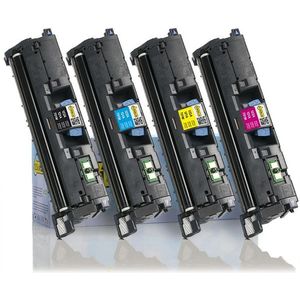 Toner Canon aanbieding: 701BK, 701C, 701M, 701Y zwart + 3 kleuren (123inkt huismerk)