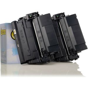 Toner 123inkt huismerk vervangt HP 87X (CF287XD) dubbelpak zwart hoge capaciteit