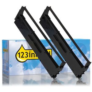Epson S015647 inktlint zwart 2 stuks (123inkt huismerk)
