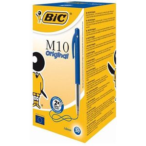BIC M10 Clic balpen medium blauw (50 stuks)