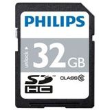 Philips SDHC geheugenkaart class 10 - 32GB, zilvergrijs