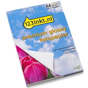 123inkt Premium Glossy hoogglans fotopapier 260 grams A4 (50 vel)