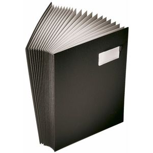 Leitz vloeiboek met 20 compartimenten A4 zwart