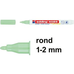 Edding 4085 krijtstift pastelgroen (1 - 2 mm rond)