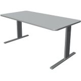 Unic - Comfort Bureau - Grijs - 160x80cm - Melamine