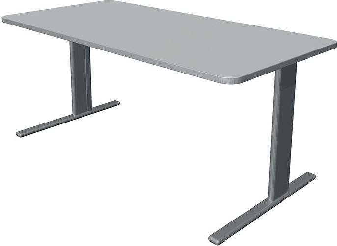 Unic - Comfort Bureau - Grijs - 160x80cm - Melamine