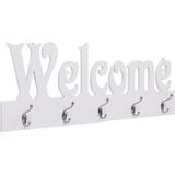 Wandkapstok Welcome 74X29,5 Cm Wit