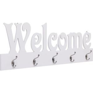 Wandkapstok Welcome 74X29,5 Cm Wit