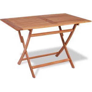 Tuintafel Bram inklapbaar 120x70x75 cm massief teakhout