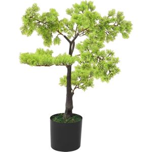 vidaXL-Kunstplant-met-pot-cipres-bonsai-60-cm-groen