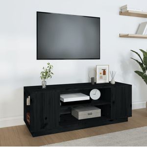 vidaXL-Tv-meubel-110x35x40,5-cm-massief-grenenhout-zwart