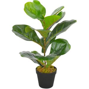 Kunstplant Tabaksbladplant 45 cm groen
