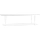 Design Eettafel DIAMANTO wit 170-270cm uitschuifbaar