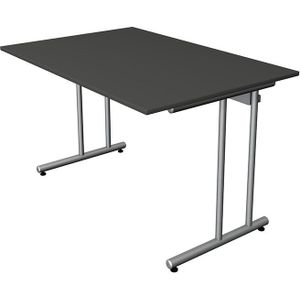 Kerkmann - Bureau Profi antraciet 120x80 cm