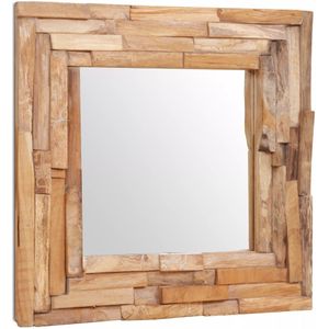 vidaXL-Decoratieve-spiegel-vierkant-60x60-cm-teakhout