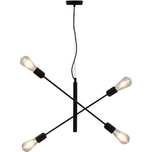 Hanglamp Stylo met Led lampen 2 W E27 zwart