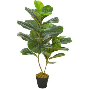 Kunstplant met pot vioolbladplant 90 cm groen