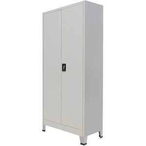 Archiefkast Boon staal 90x40x180cm grijs