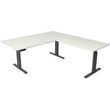 Kerkmann - Hoekbureau Move-3 elegant wit 200x220cm elektrisch verstelbaar