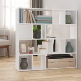 vidaXL-Boekenkast/kamerscherm-105x24x102-cm-wit