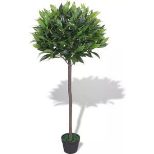 vidaXL-Kunst-laurierboom-plant-met-pot-125-cm-groen