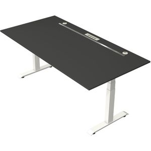 Kerkmann - Zit sta bureau Move Boost 4 - 200x100cm - antraciet-wit