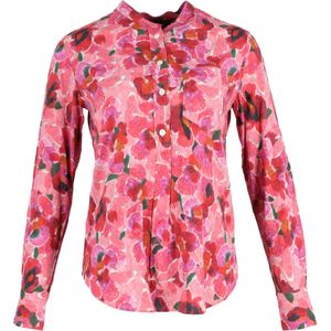 Isabel Marant Bloemenblouse in Roze Katoen