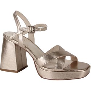 La Strada 2201027-1643 gold dames sandalen gekleed