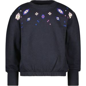 Like Flo Meisjes sweater artwork danee navy