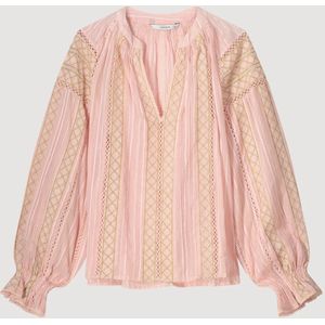 Summum 2s3046-11962 554 top stripe voile antiquepink