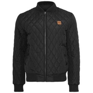 Urban Classics Heren diamond nylon gewatteerd jasje