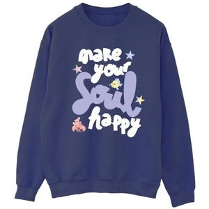 Li-cense Disney dames de kleine zeemeermin vrolijk sweatshirt