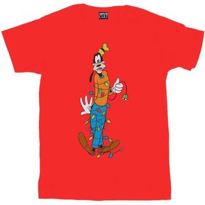 Li-cense Disney heren goofy kerstverlichting t-shirt