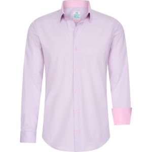 Rusty Neal - Overhemd - Pastelkleurig - Slim Fit - Katoenen Stretch