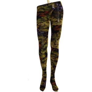 Dolce & Gabbana Dames Zwarte Druivenprint Panty's