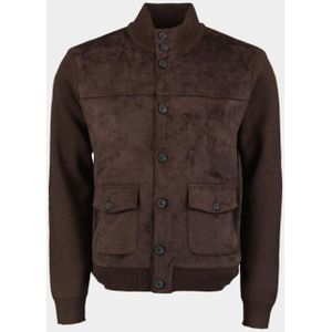 Bos Bright Blue Vest alcantara vest 4057225/623