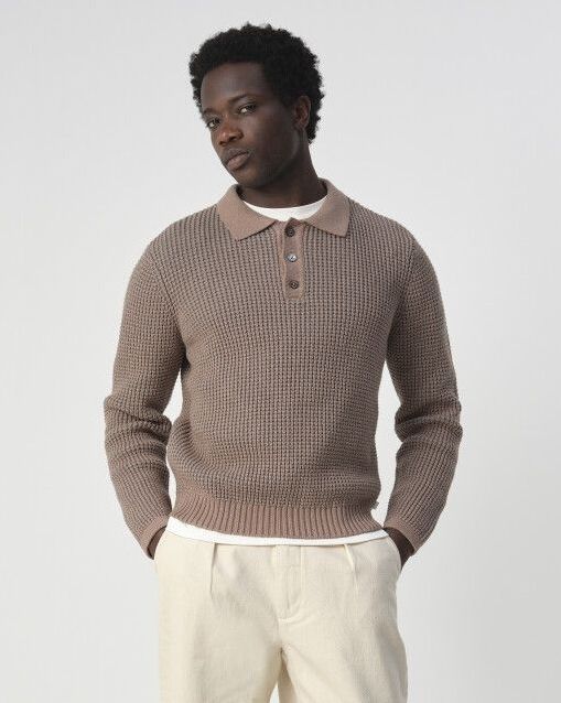 J.C. RAGS - Baker - Polo - Ombre Blue - Long Sleeve