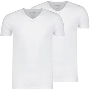 Slater 10+10 tencel 2-pack t-shirt v-neck