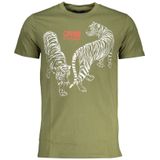Tiger - T-shirt - Groen - Korte Mouwen - Crew Neck
