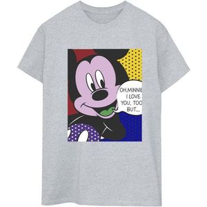 Li-cense Disney dames mickey mouse oh minnie pop art katoenen vriendje t-shirt