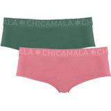 Muchachomalo Meisjes 2-pack hipster effen