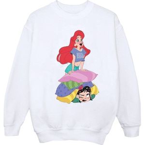 Li-cense Disney dames wreck it ralph ariel en vanellope sweatshirt