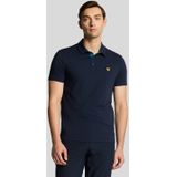 Lyle & Scott - Golf Contrast Placket - Poloshirt - Marineblauw