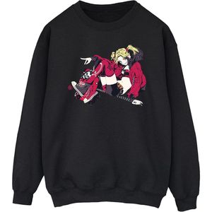 Li-cense Dc comics heren harley quinn rollerskates sweatshirt