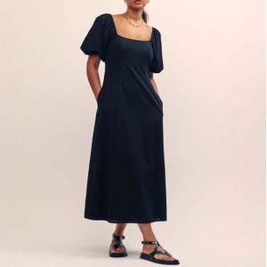 Nobodys Child - Talitha Midi Jurk - Zwart
