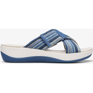 Clarks - Arla Wave - Sandalen - Blauw - Stof - Casual