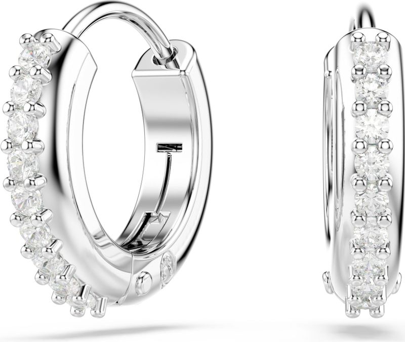 Swarovski - Matrix Hoop - Zilverkleurig - Oorringen